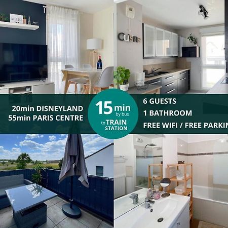 Le Chanteloupien - Appartement Pour 6 Proche Disneyland Paris 외부 사진